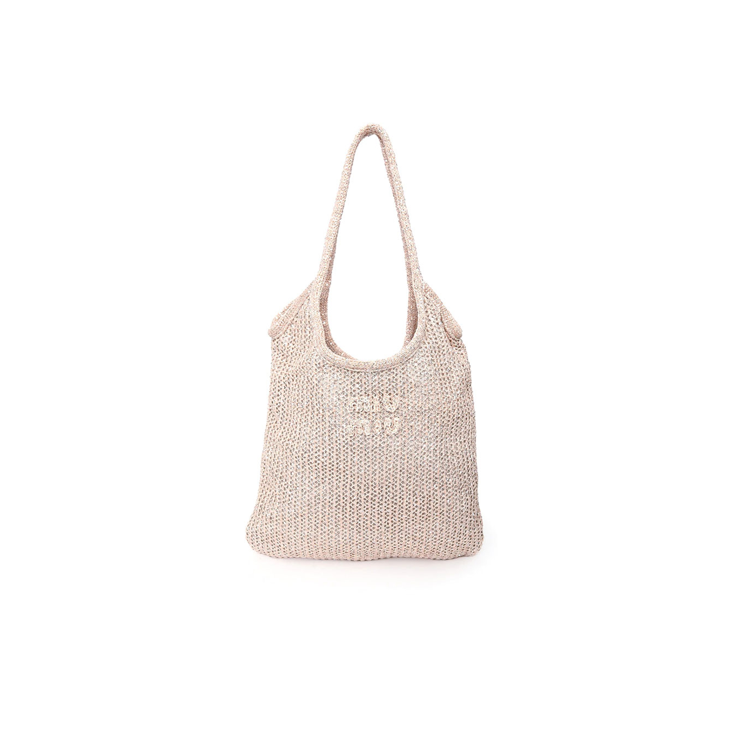 MIU MIU BLUSH SEQUIN MESH IVY BAG 5BG231 (40*35cm)